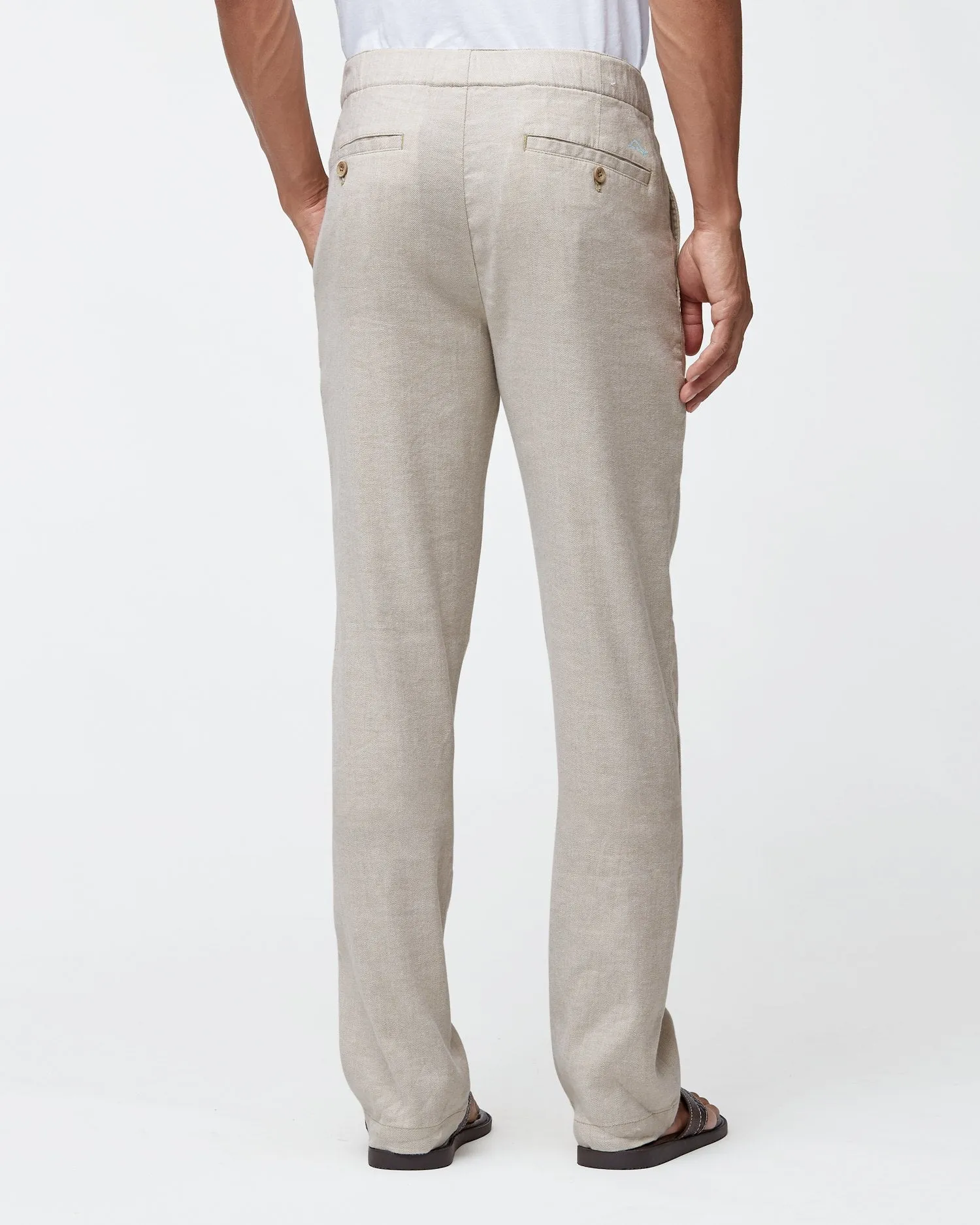 Beach Linen Pant, Stone Khaki