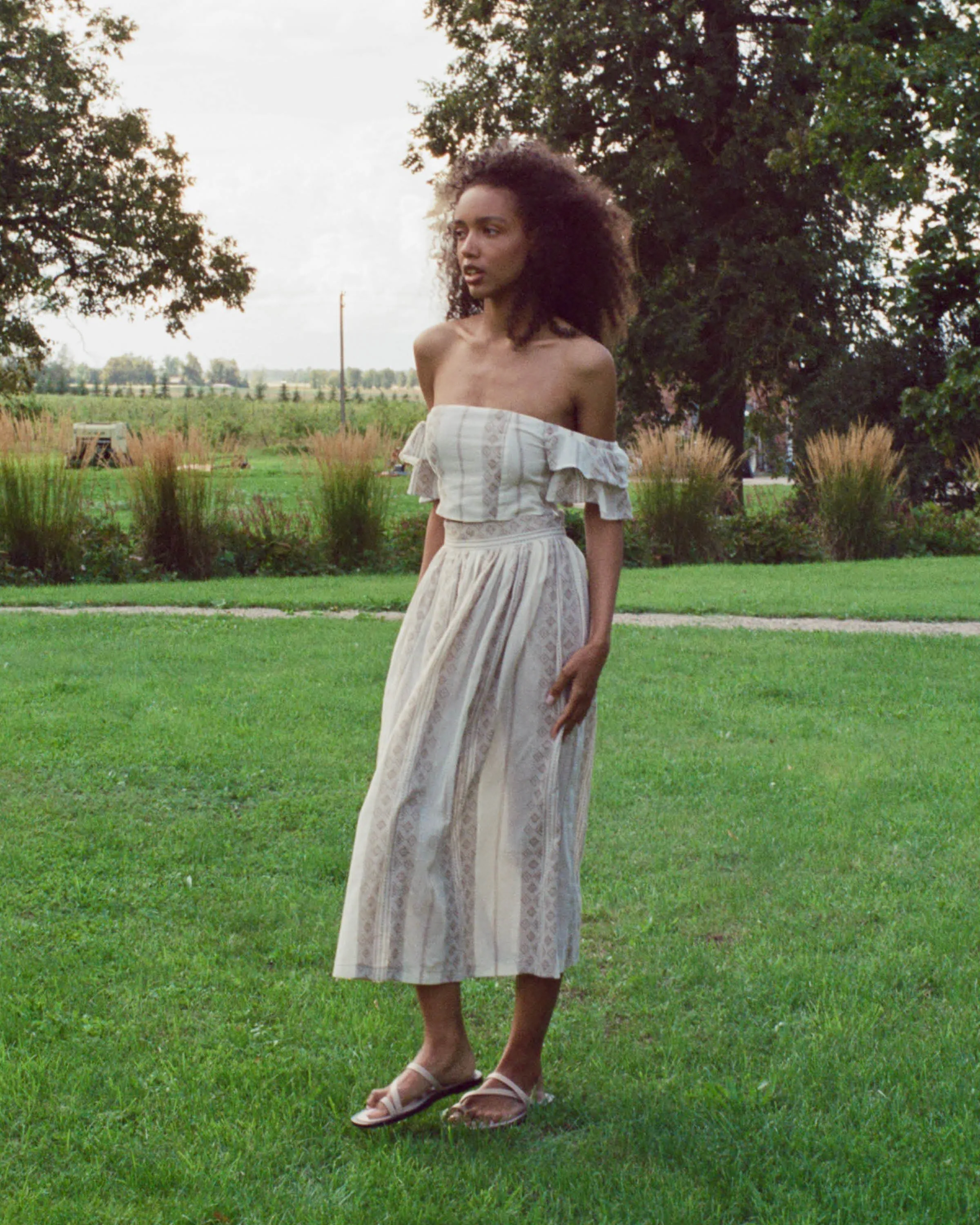Blossom Skirt Beige Hendrix