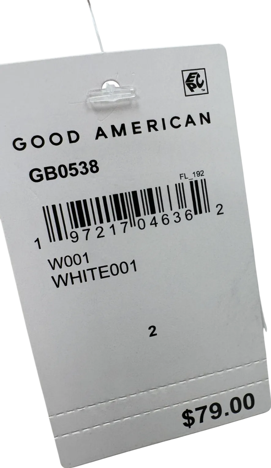 Good American White Scuba T-shirt Bodysuit UK M